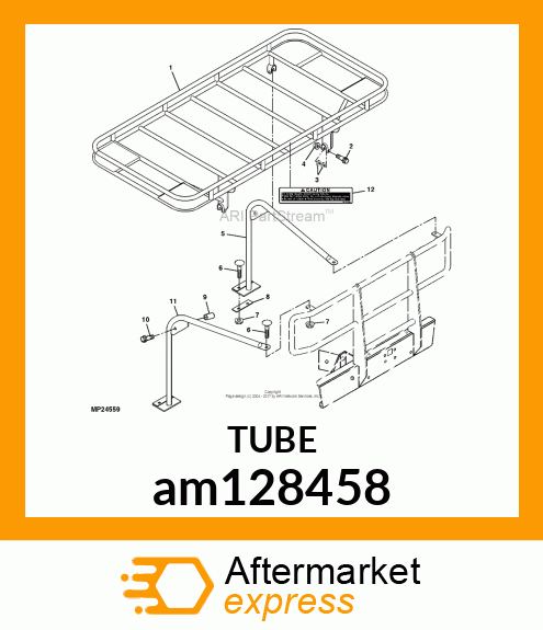 SUPPORT, FRONT RACK am128458