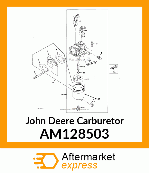 CARBURETOR AM128503