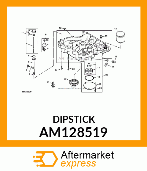 DIPSTICK ASSEMBLY AM128519