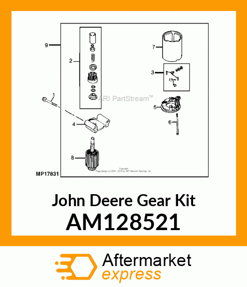 KIT, DRIVE END AM128521