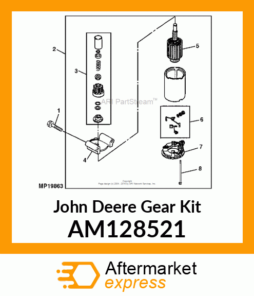 KIT, DRIVE END AM128521