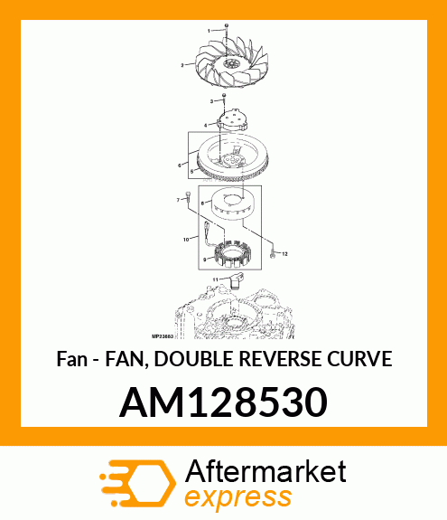 Fan - FAN, DOUBLE REVERSE CURVE AM128530