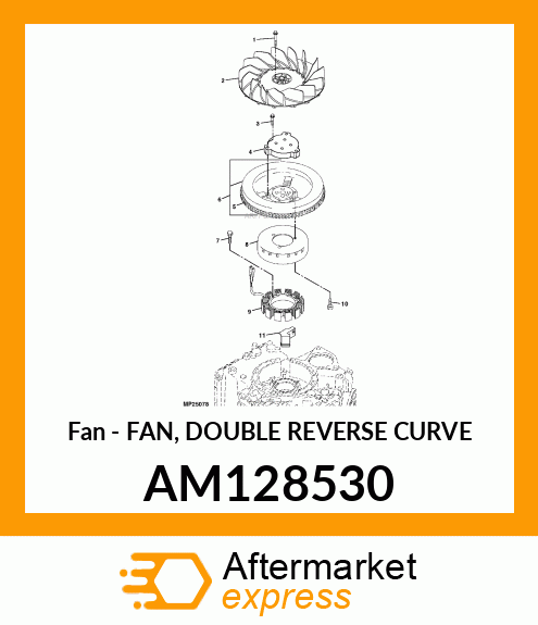 Fan - FAN, DOUBLE REVERSE CURVE AM128530