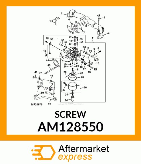 KIT, MAIN JETS, HIGH ALTITUDE AM128550