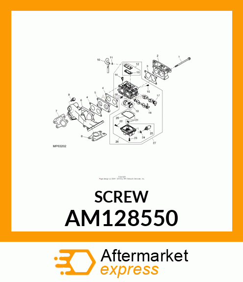 KIT, MAIN JETS, HIGH ALTITUDE AM128550