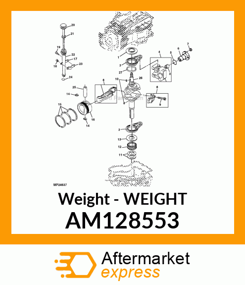 Weight AM128553