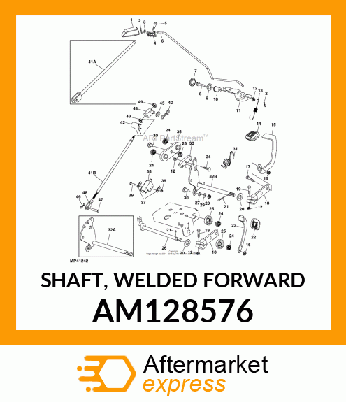 SHAFT, WELDED FORWARD AM128576