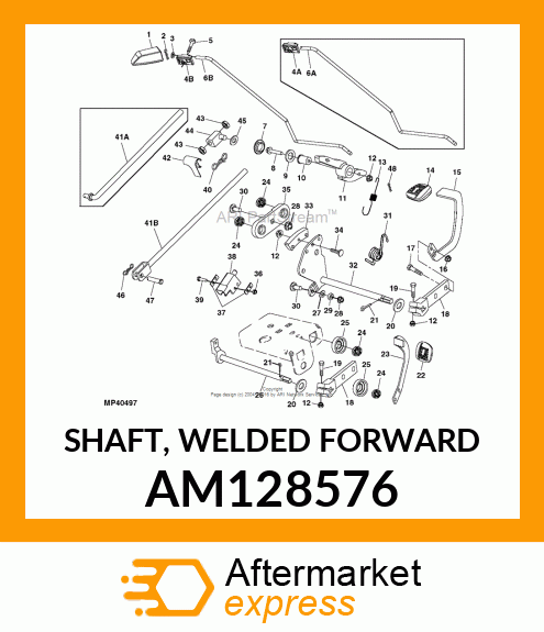 SHAFT, WELDED FORWARD AM128576