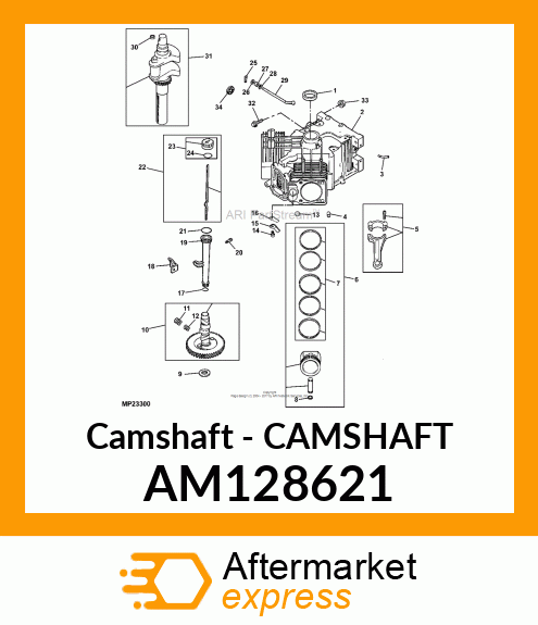 Camshaft AM128621