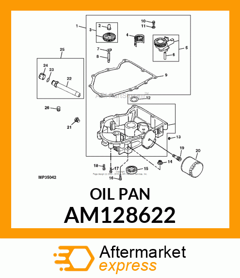 OIL PAN AM128622