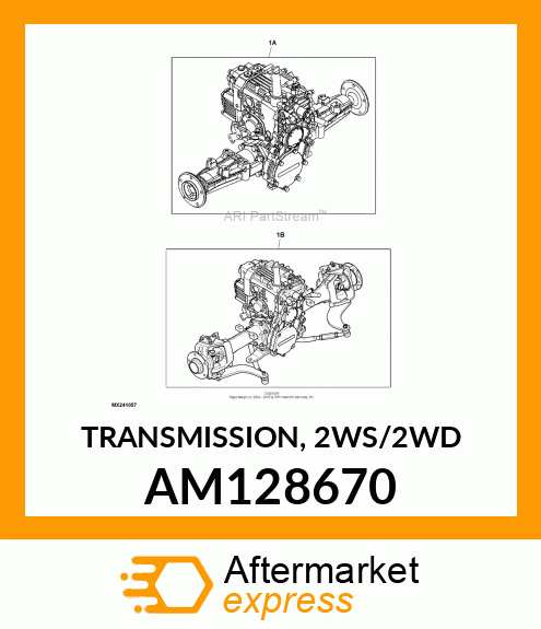 TRANSMISSION, 2WS/2WD AM128670