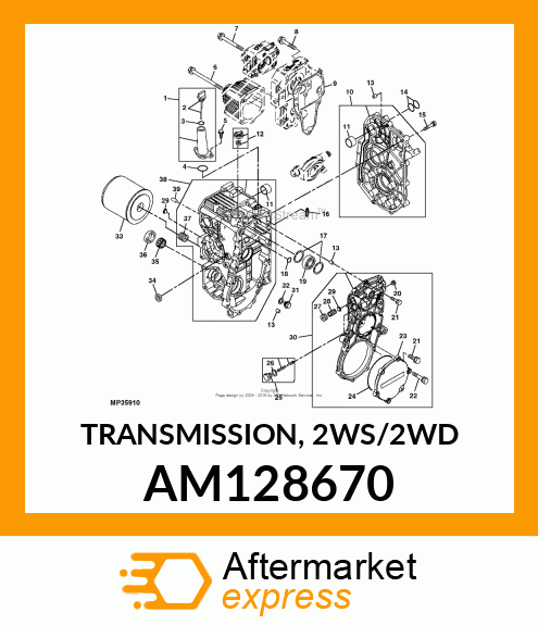 TRANSMISSION, 2WS/2WD AM128670