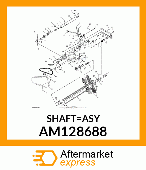 FRAME, BRUSH AM128688