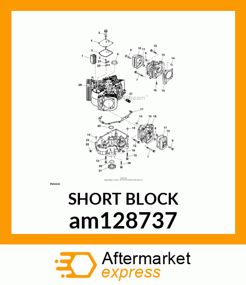 SHORT BLOCK am128737