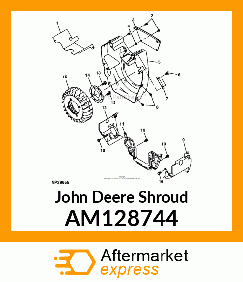 SHROUD, ENGINE AM128744