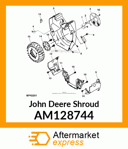 SHROUD, ENGINE AM128744