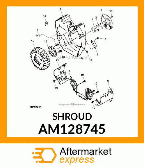 SHROUD, ENGINE AM128745