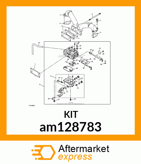 KIT, CARBURETOR REPAIR am128783