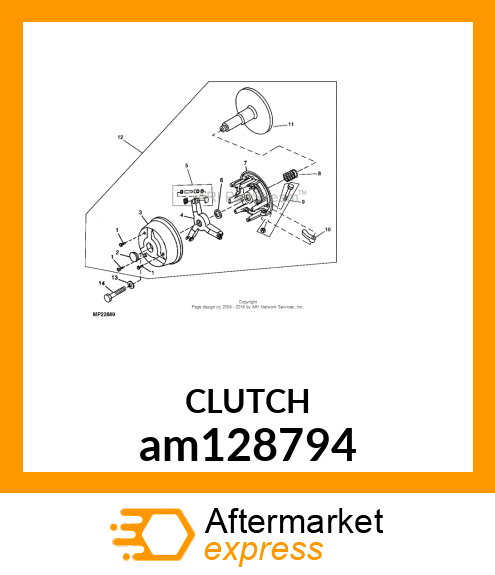 CLUTCH, CLUTCH, DRIVE am128794