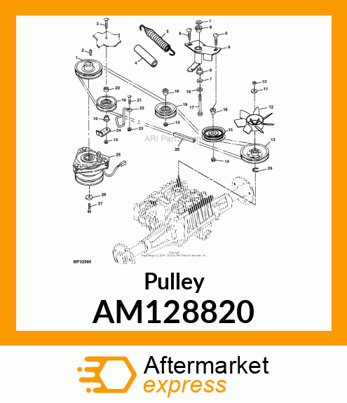 Pulley AM128820