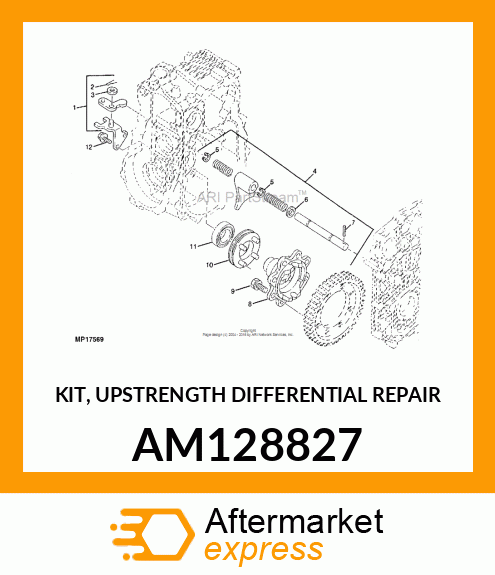 KIT, UPSTRENGTH DIFFERENTIAL REPAIR AM128827