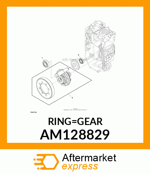 GEAR KIT, FINAL AM128829