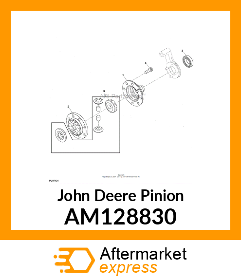 PINION ASSEMBLY AM128830