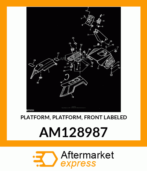 PLATFORM, PLATFORM, FRONT LABELED AM128987