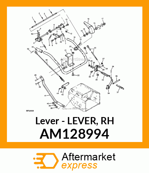 Lever - LEVER, RH AM128994