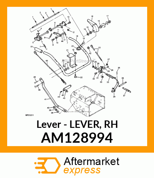 Lever - LEVER, RH AM128994