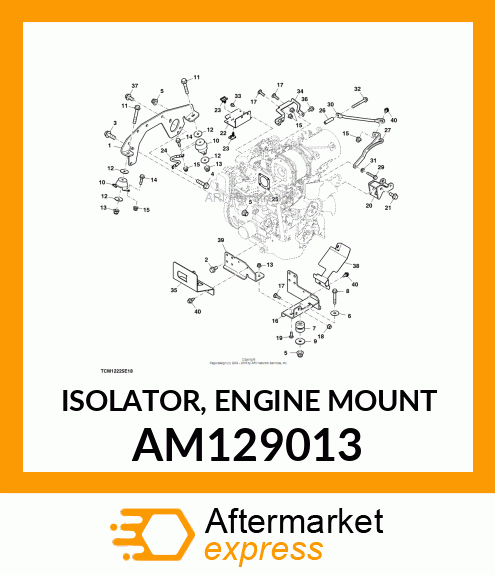 ISOLATOR, ENGINE MOUNT AM129013