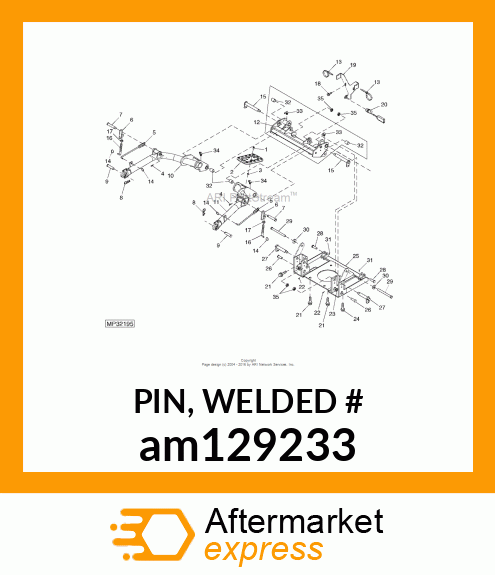 PIN, WELDED # am129233