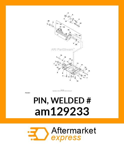 PIN, WELDED # am129233