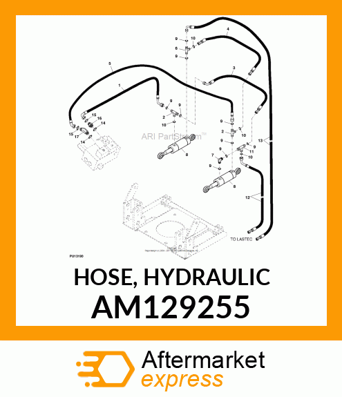 HOSE, HYDRAULIC AM129255