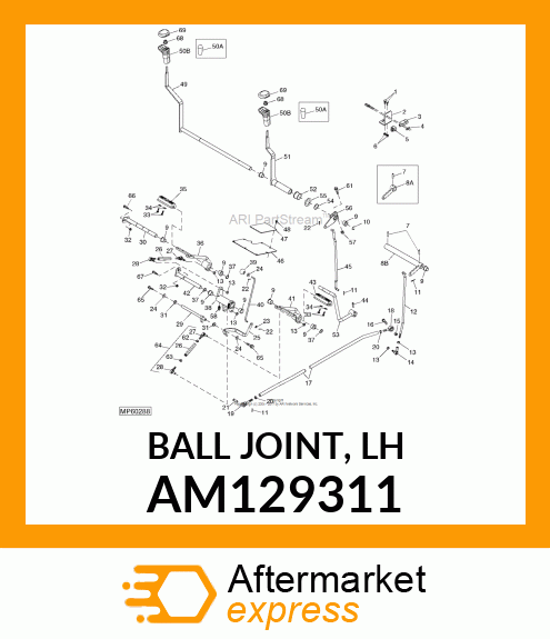 BALL JOINT, LH AM129311