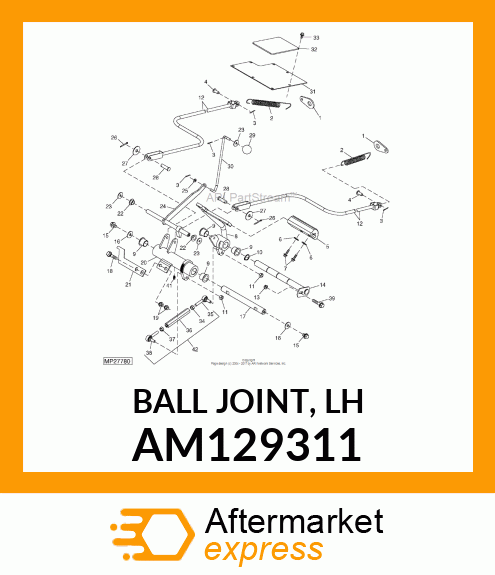 BALL JOINT, LH AM129311