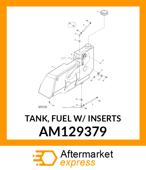Fuel Tank AM129379