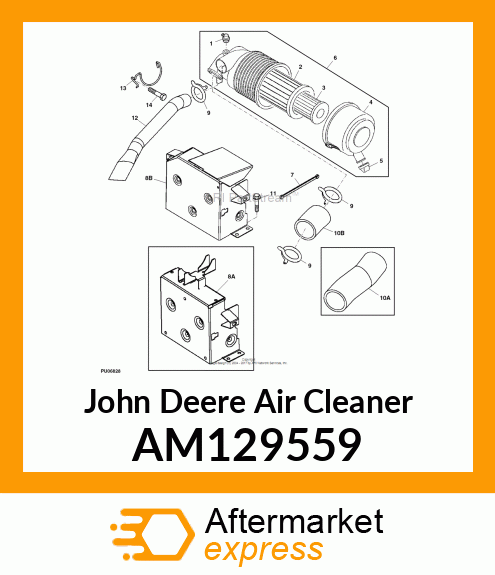 CLEANER ASSEMBLY, AIR AM129559