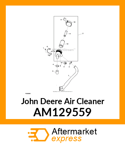 CLEANER ASSEMBLY, AIR AM129559