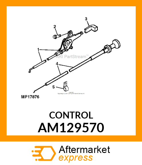 CONTROL, THROTTLE AM129570
