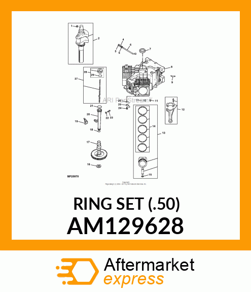 RING SET (.50) AM129628