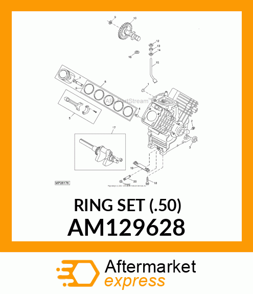 RING SET (.50) AM129628