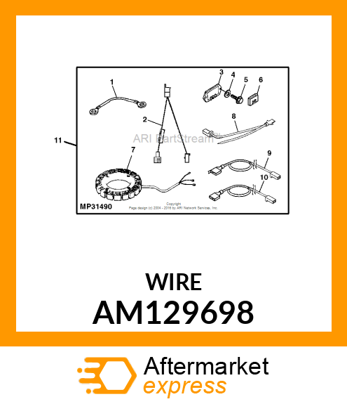 JUMPER, JUMPER, REGULATOR GROUND AM129698