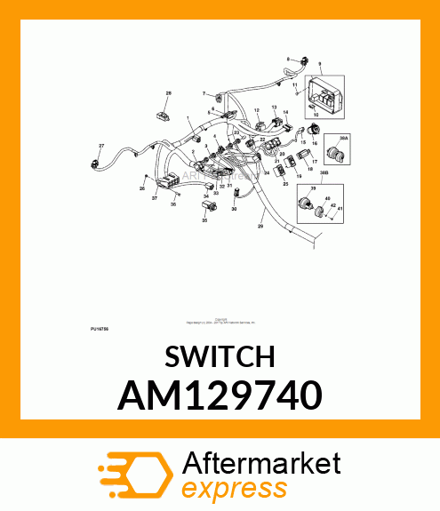 SWITCH, SNAP IN DELTA 2 POLE NO/NC AM129740