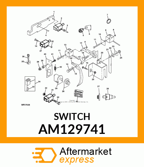 SWITCH, OMRON SEALED SNAP AM129741