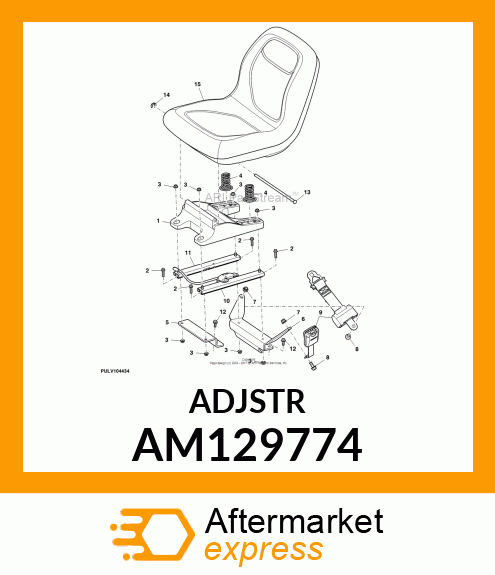 ADJUSTER, SEAT SUSPENSION AM129774