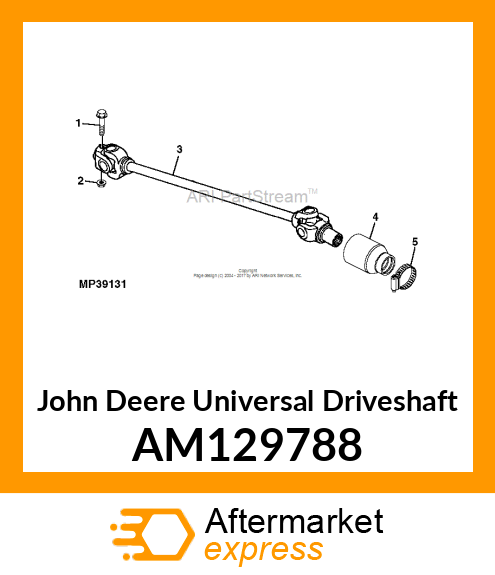 SHAFT, UNIVERSAL DRIVE (MFWD) AM129788