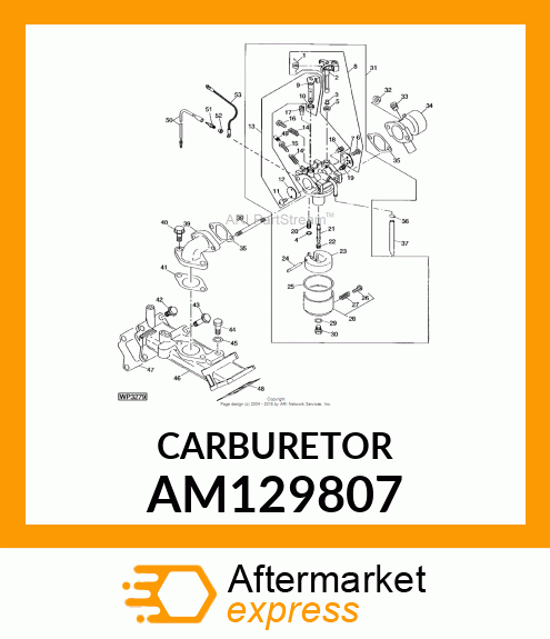 CARBURETOR AM129807