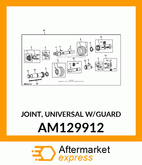 JOINT, UNIVERSAL W/GUARD AM129912