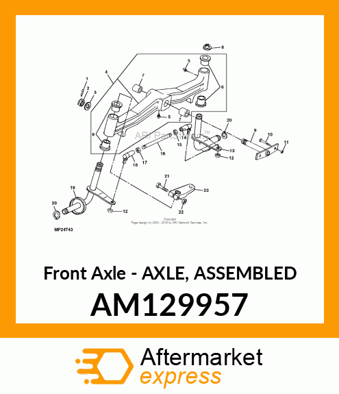 Front Axle AM129957